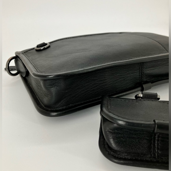 COACH Black #C8139 Heritage Convertible Crossbody with Hybrid Pouch - Picture 8 of 15